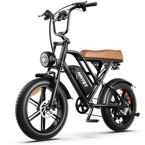 V9-G60 Peak 1500W Ebike, 48V 20Ah(960WH) Removable Battery, 72Miles &32MPH,20" Fat Tire Dirt Bike,7 Speed Gears,Dual Shock Absorber