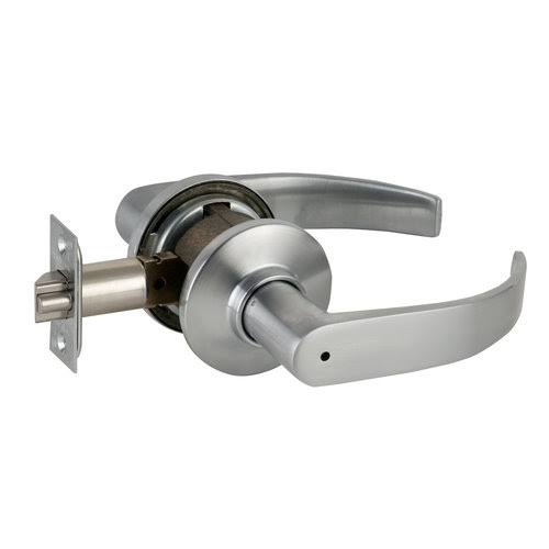 Schlage S40NEP606 Neptune Privacy Door Lever Set Satin Brass