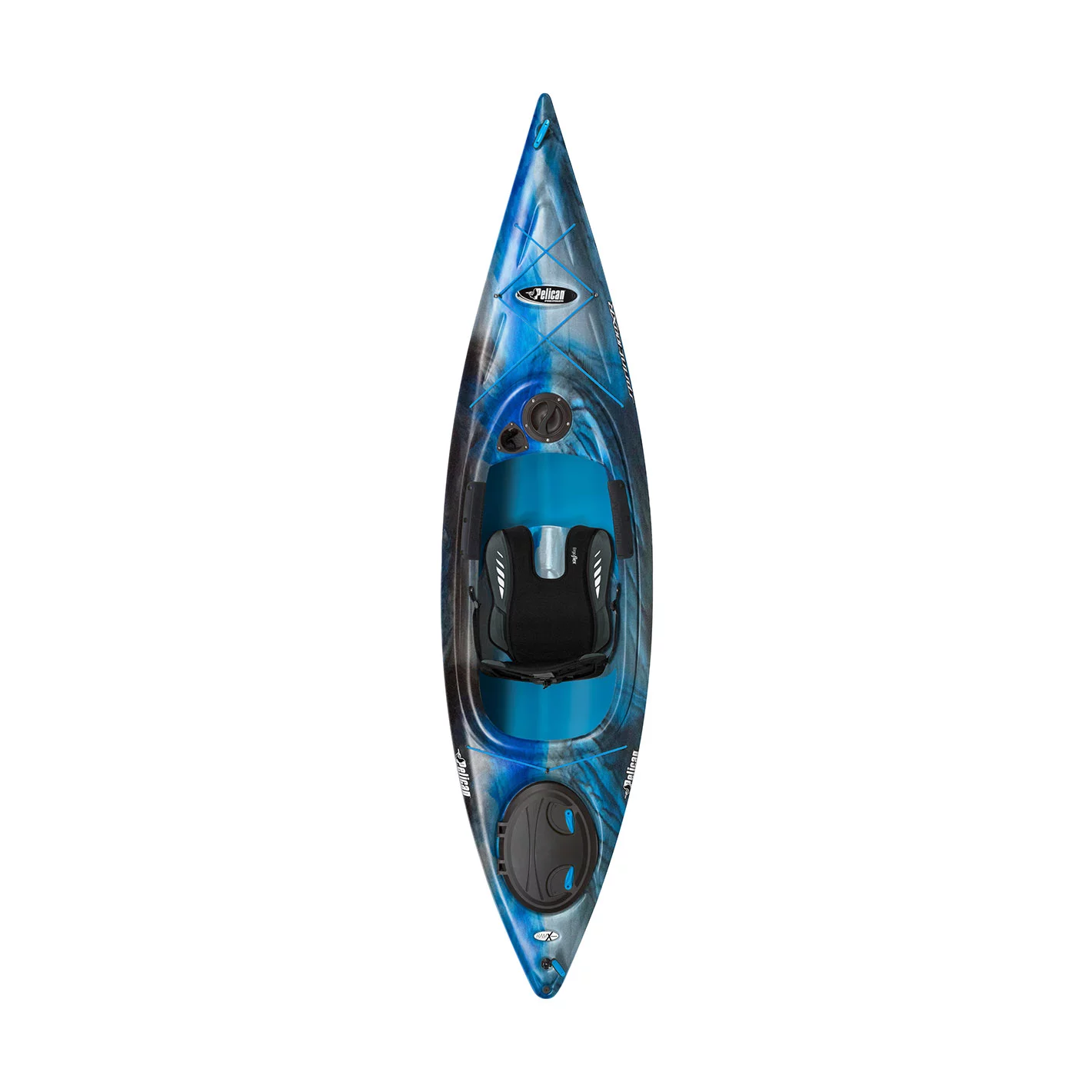 Pelican - Sprint 100XR - Sit-In Performance Kayak - 10 ft - Neptune - Radiant Selections