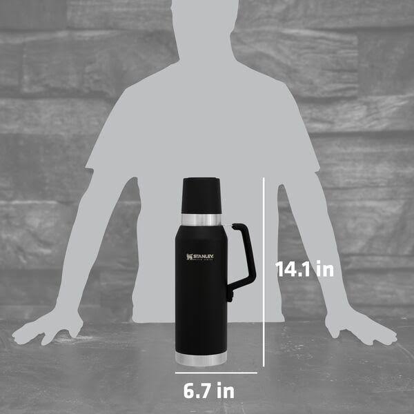 Stanley - Master Unbreakable Thermal Bottle, 1.4 qt, Hammertone Green