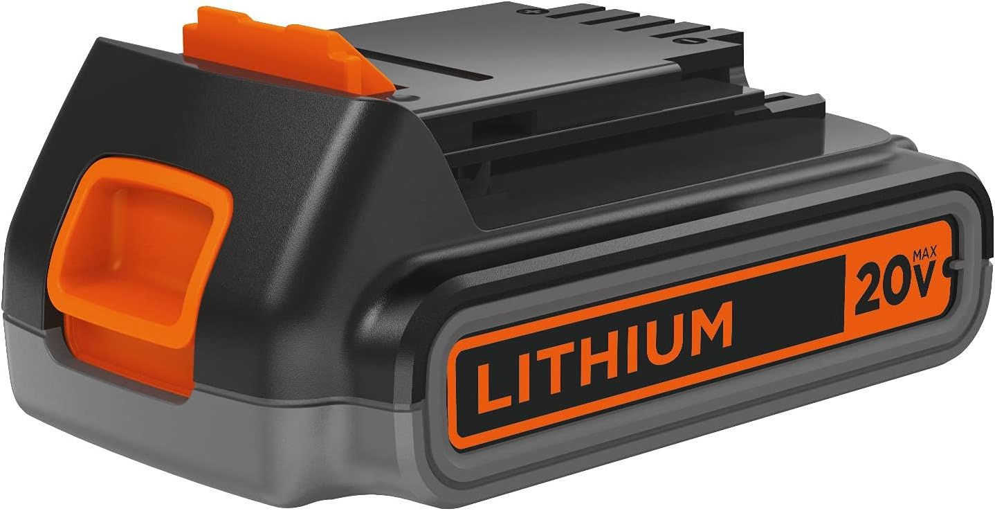 BLACK+DECKER 20V MAX* POWERCONNECT 2.0Ah Lithium Ion Battery (LBXR2020-OPE) Pack of 2