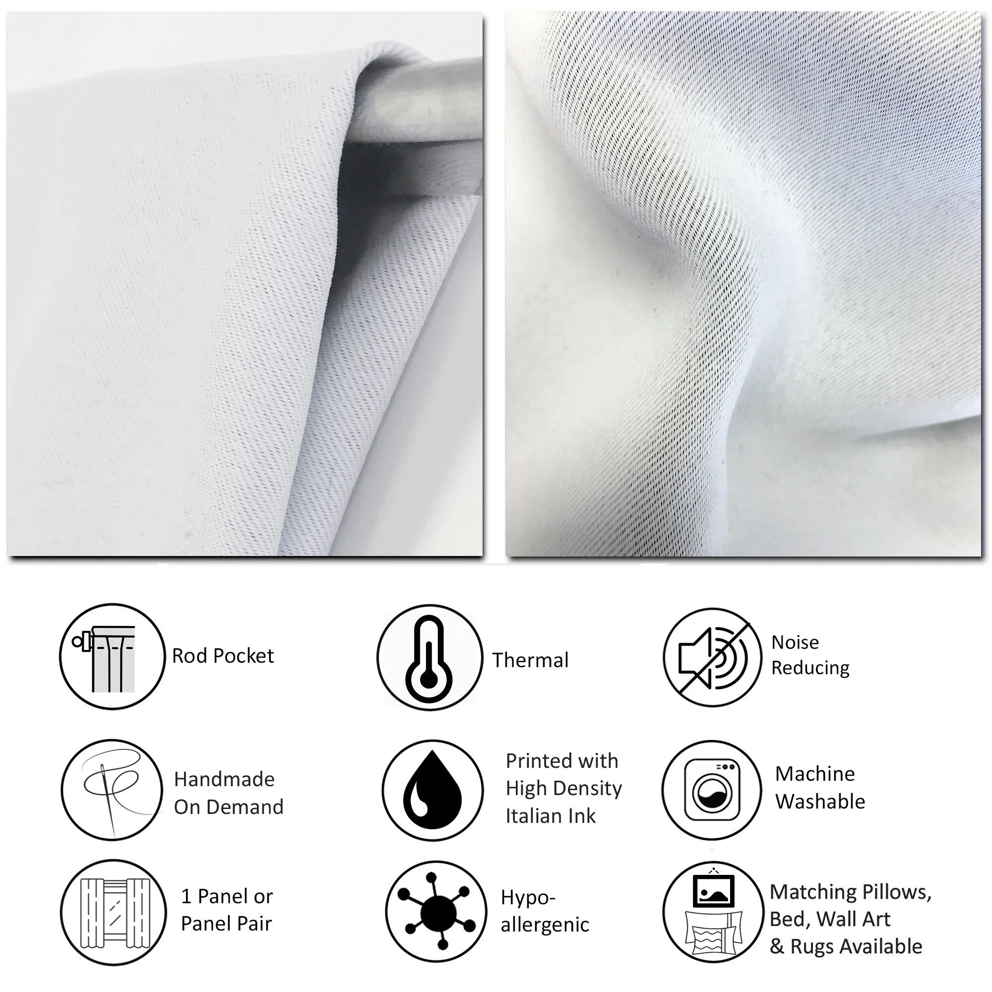 DESIGN ART Designart 'Diamond Shaped Leather Couch' Modern Blackout Curtain Single Panel 52 in. wide x 120 in. high - 1 Panel 120 Inches