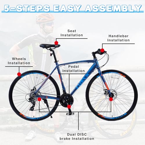 700C Wheel Road Commuter Bike, 700C Road Bike