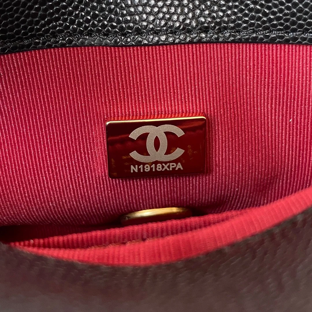 Chanel Mini Flap Bag With Top Handle Gold Hardware Black For Women, Women&rsquo;s Handbags, Shoulder Bags 7.9in/20cm AS2431