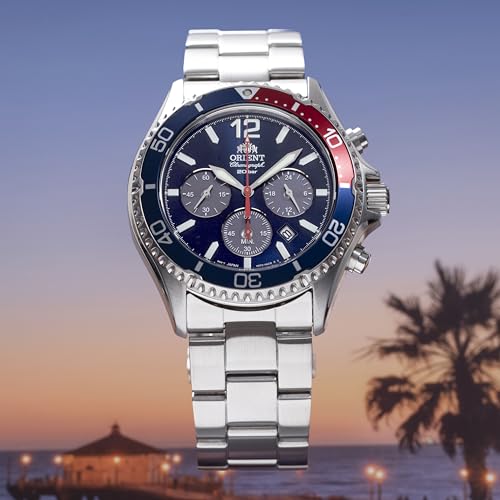 Orient Men's Solar Panda Made in Japan Mako マコ Quartz Watch