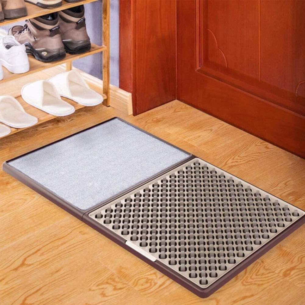 Non Slip Shoe Soles Disinfecting Floor Mat, Automatic Cleaning Household Foot Pads, Indoor Outdoor Rubber Easy Clean Sole Doormat