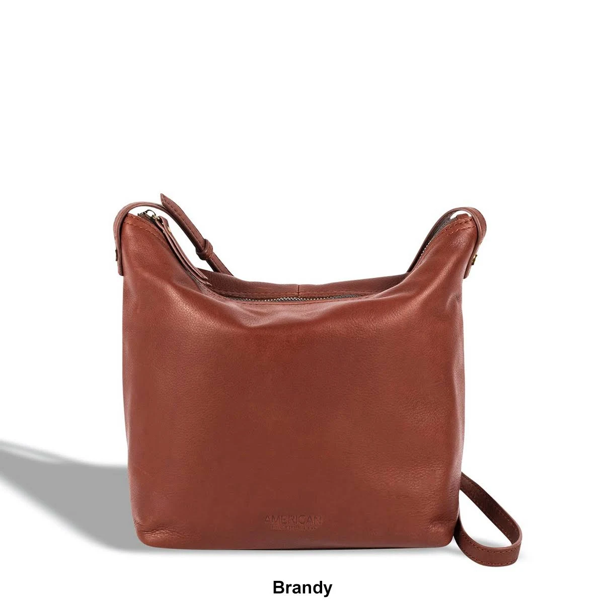 American Leather Co. Dayton Large Crossbody Olive | Boscov's