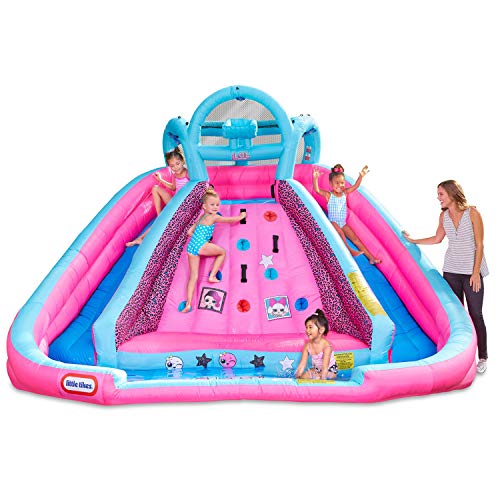 Little Tikes Rocky Mountain River Race Inflatable Slide Bouncer Multicolor, 161.00''L x 169.00''W x 103.00''