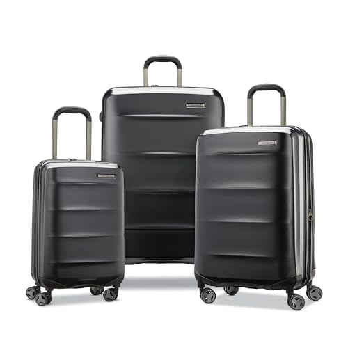 Samsonite Carry-On Pro Front Pocket Hardside Expandable 21-Inch Octiv Luggage: Durable & Impact Resistant, 360° Aero Trac Spinner Wheels