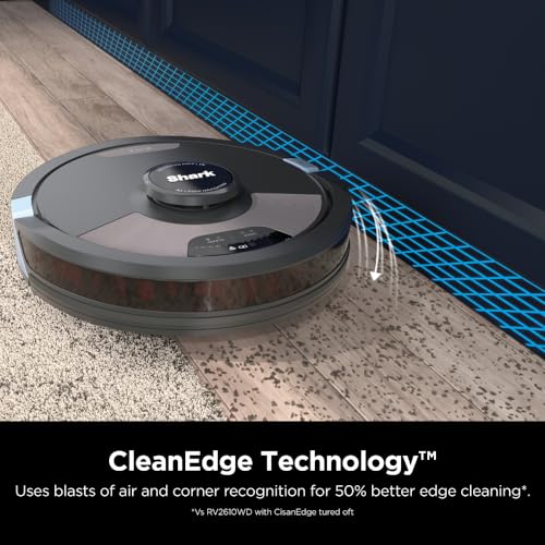 Shark Matrix Plus 2 in1 Robot Vacuum & Mop with Sonic Mopping, Matrix Clean, Home Mapping, HEPA Bagless Self Empty Base, CleanEdge, for Pet Hair