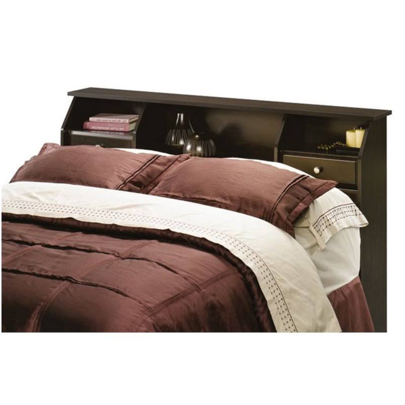 Sauder Shoal Creek Bookcase Headboard, Brown, Full/Queen