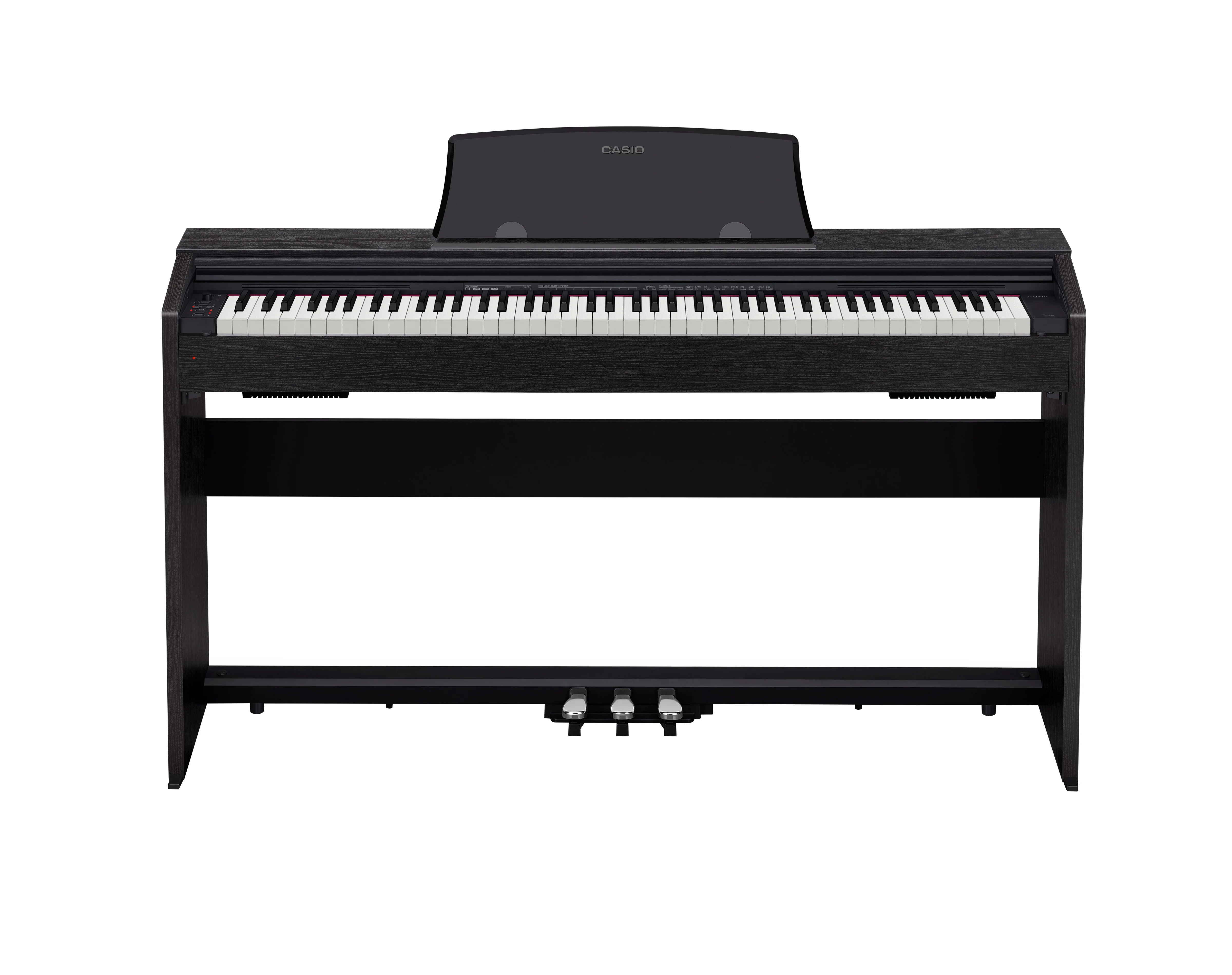 Casio PX770 Privia 88-Key Digital Home Piano with Scaled, Weighted Hammer-Action Keys, Black - Radiant Selections