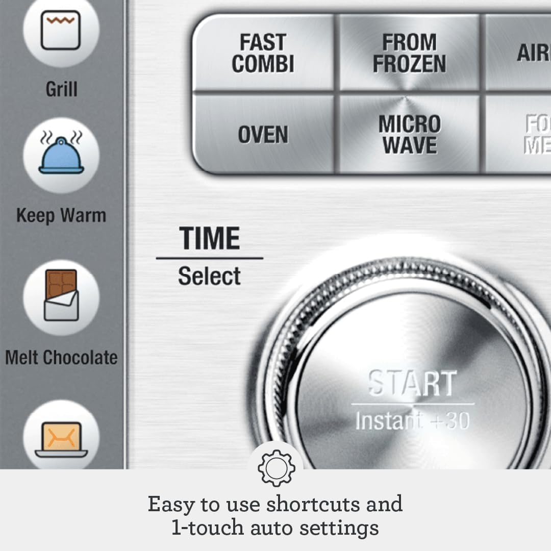 Breville RM-BMO870BSS1BUC1 Combi Wave 3-in-1 Microwave, Brushed Stainless Steel (Certified Remanufactured)
