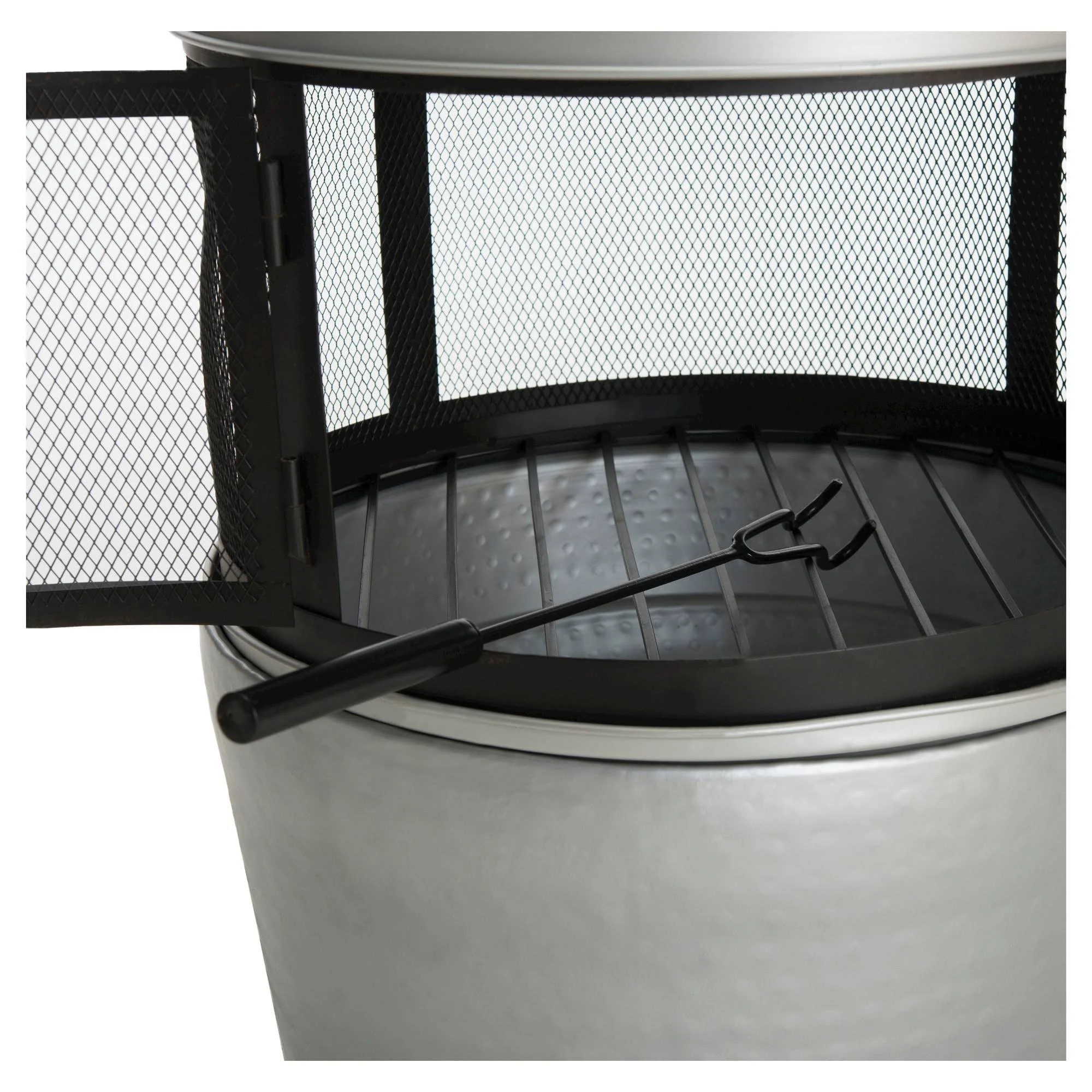 Safavieh Cartagena Chiminea - Silver Black