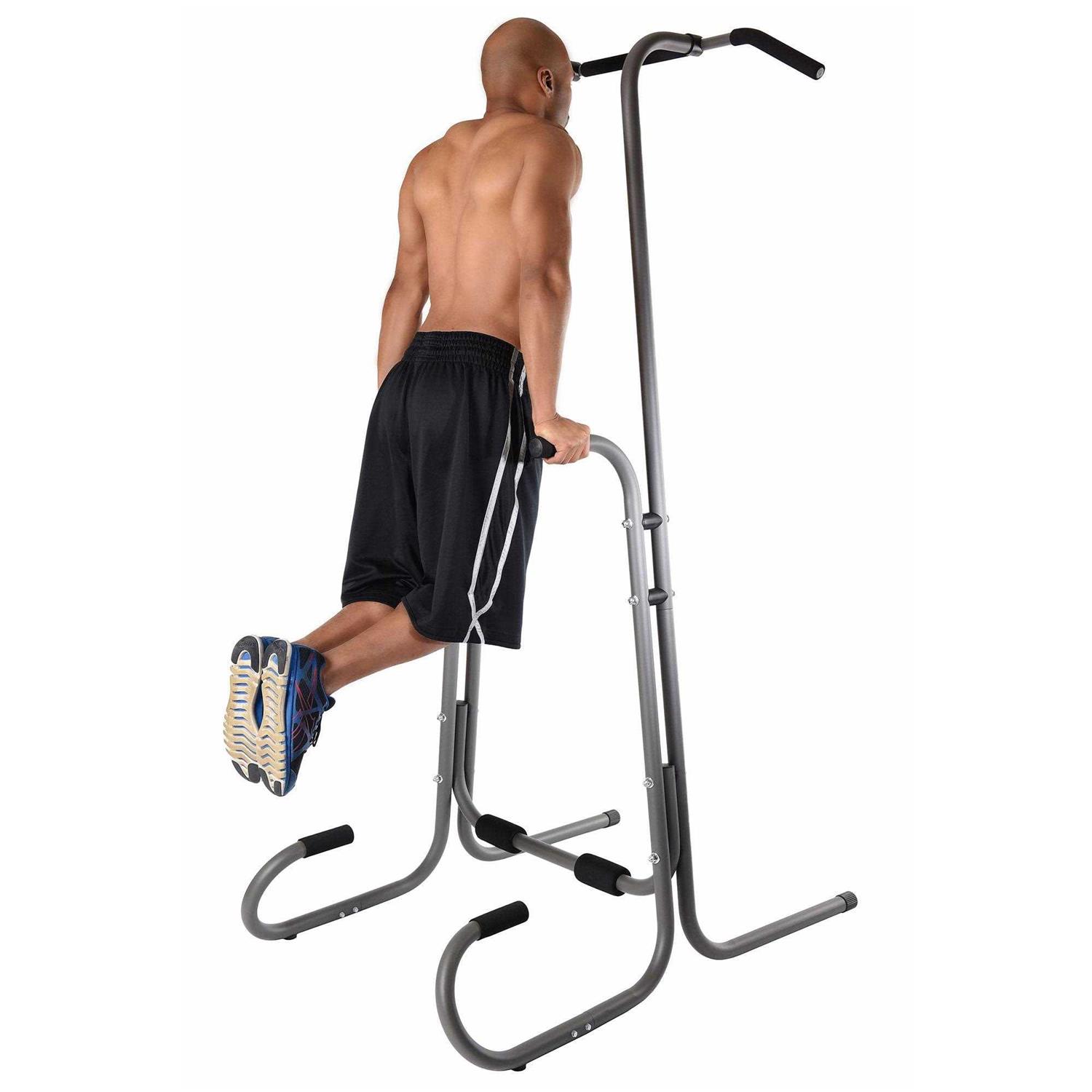 Stamina 1690 Power Tower Dip Pull Up Bar Station w/ Smart Workout App - Sports Supplies Online Store