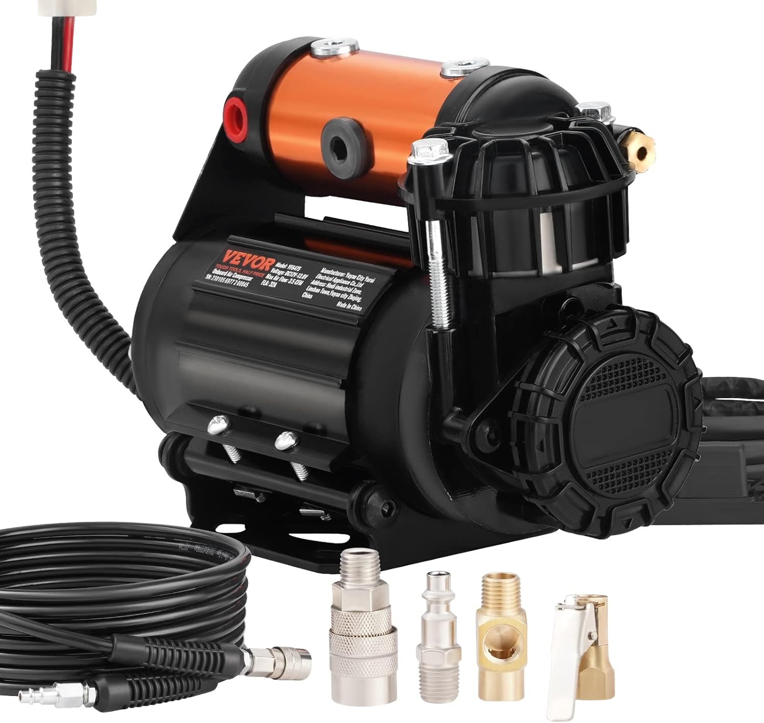 VEVOR Onboard Air Compressor Kit 150PSI Offroad Air Compressor Portable Tire Inflator Heavy Duty 3.5CFM Air Pump for Jeep SUV 4x4 Vehicle