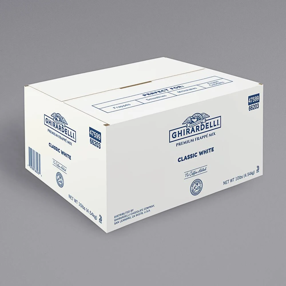 Ghirardelli 10 lb. Classic White Frappe Mix