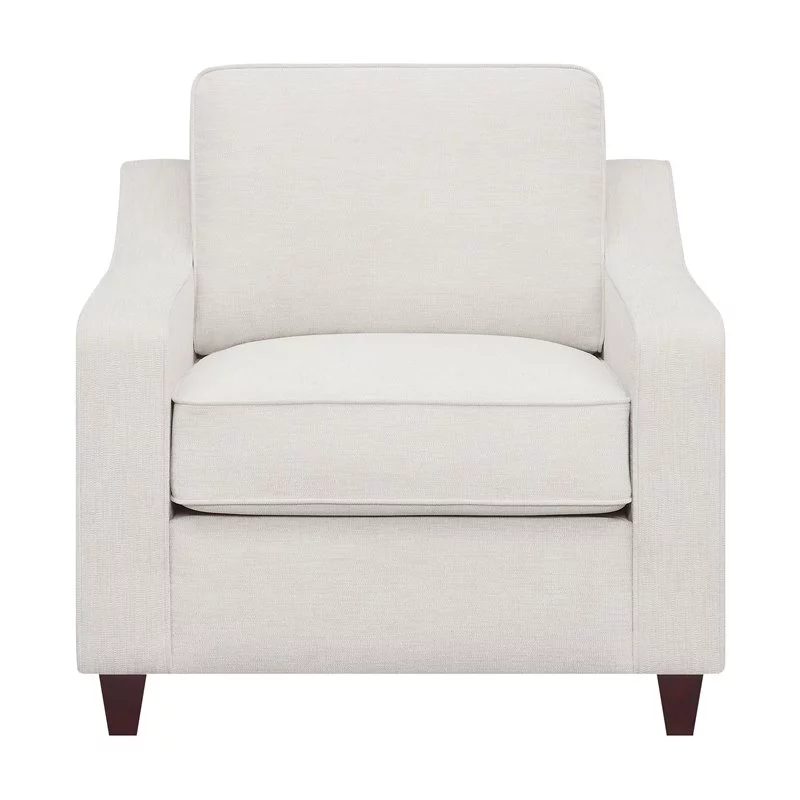 Christine Cushion Back Living Room Set Beige