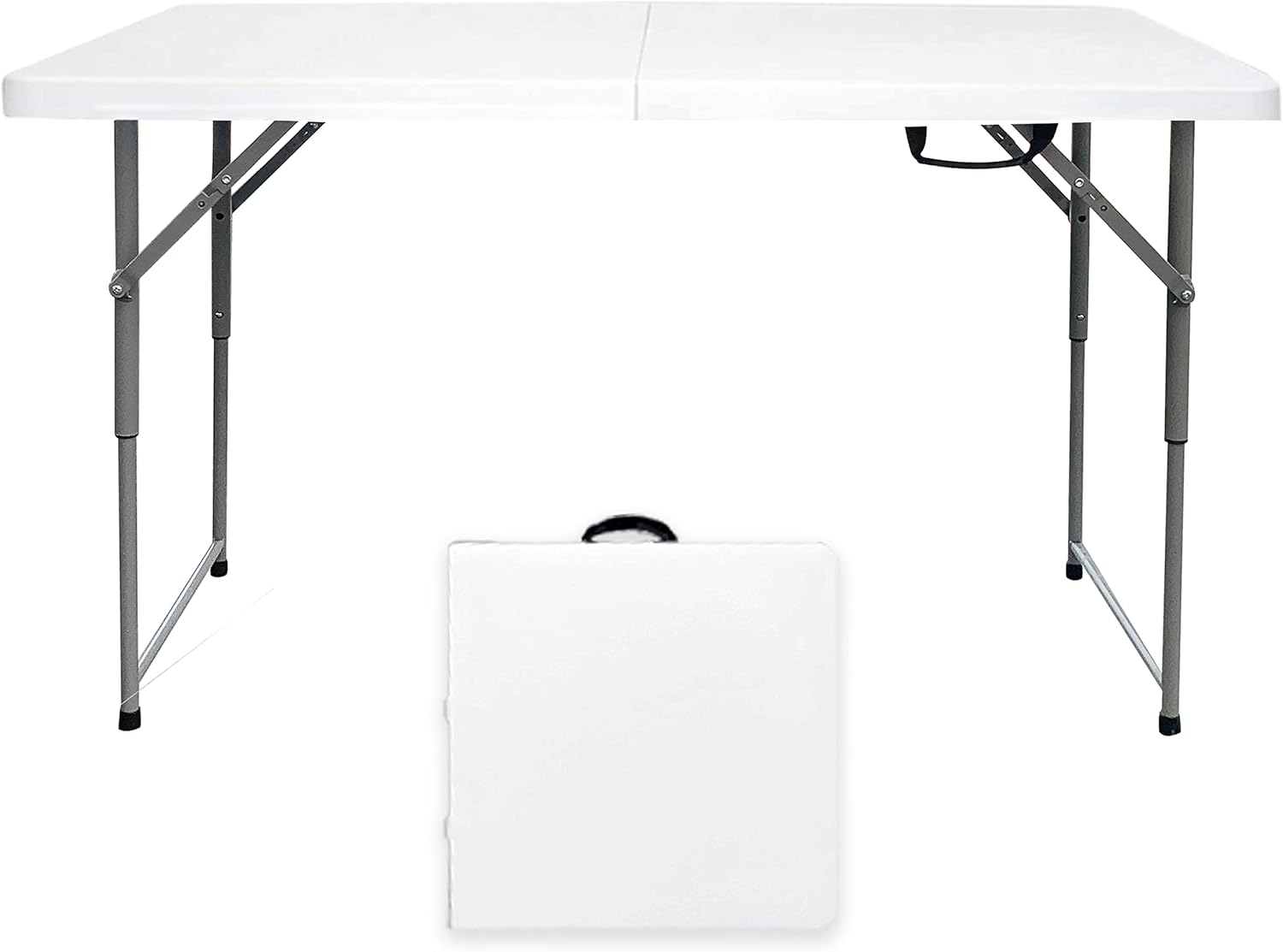 Go-Trio 4ft Low Portable Picnic Table, Boho Picnic Table with Carry Bag, Wooden Picnic Table Foldable