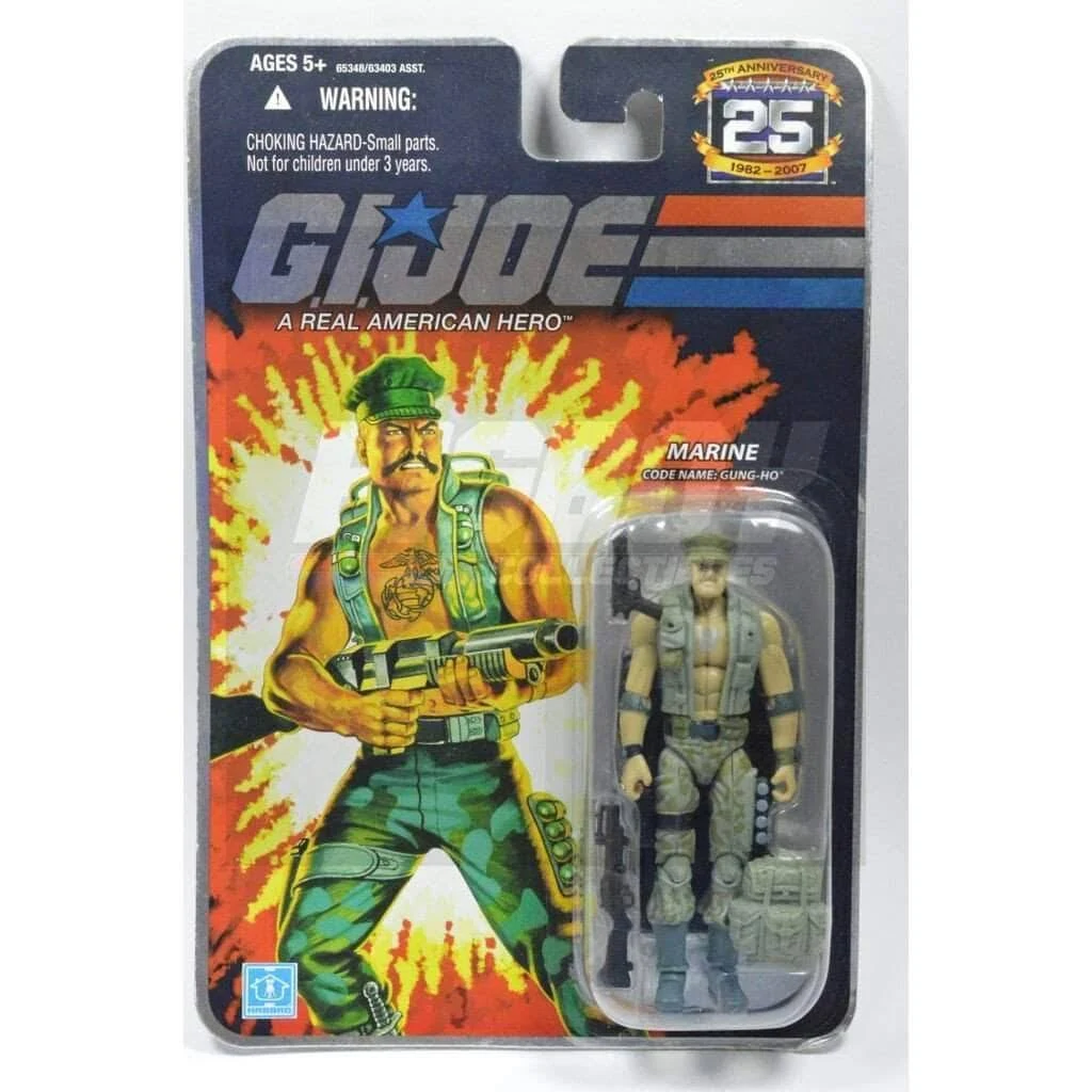 G.I. Joe 25th Anniversary Gung-Ho Marine 3.75 inch Action Figure