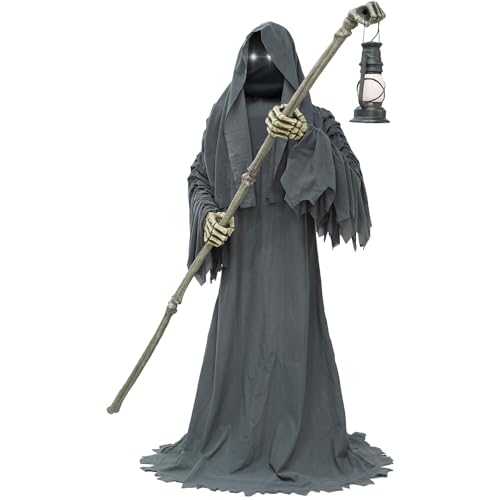 Haunted Hill Farm Motion-Activated 7.5-Ft. Tall Smoldering Ghoul