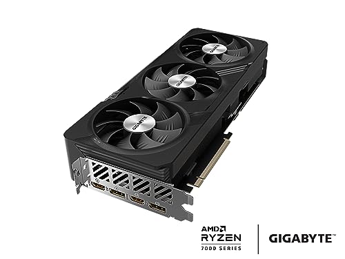 GIGABYTE Radeon RX 7800 XT Gaming OC 16G Graphics Card, 3X WINDFORCE Fans 16GB 256-bit GDDR6, GV-R78XTGAMING OC-16GD Video Card