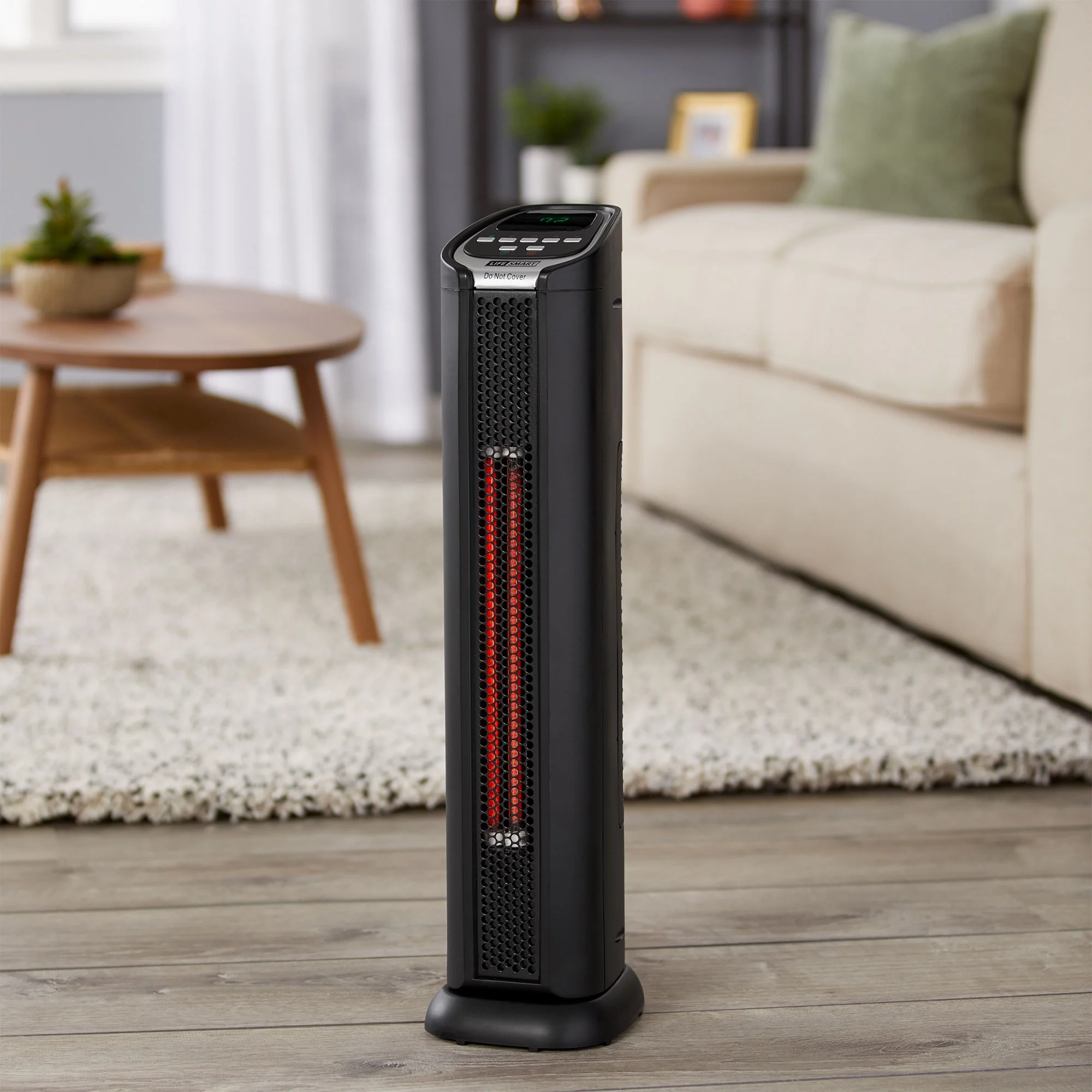 Lifesmart New LifePro 1500W Electric Infrared Quartz Tower Space Heater