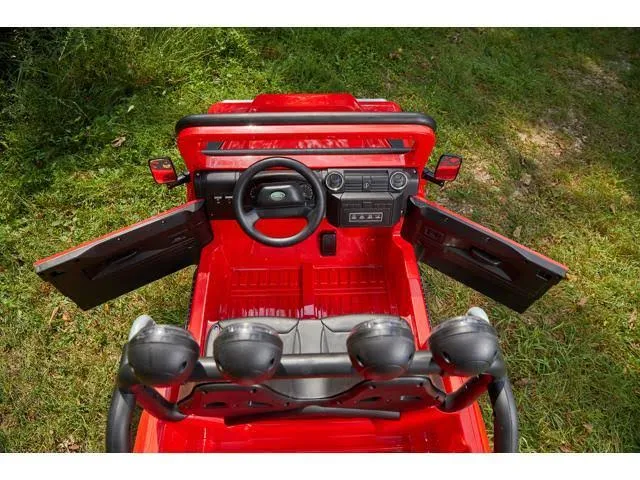 Huffy Land Rover 12V Electric Ride on Truck for Kids - Red
