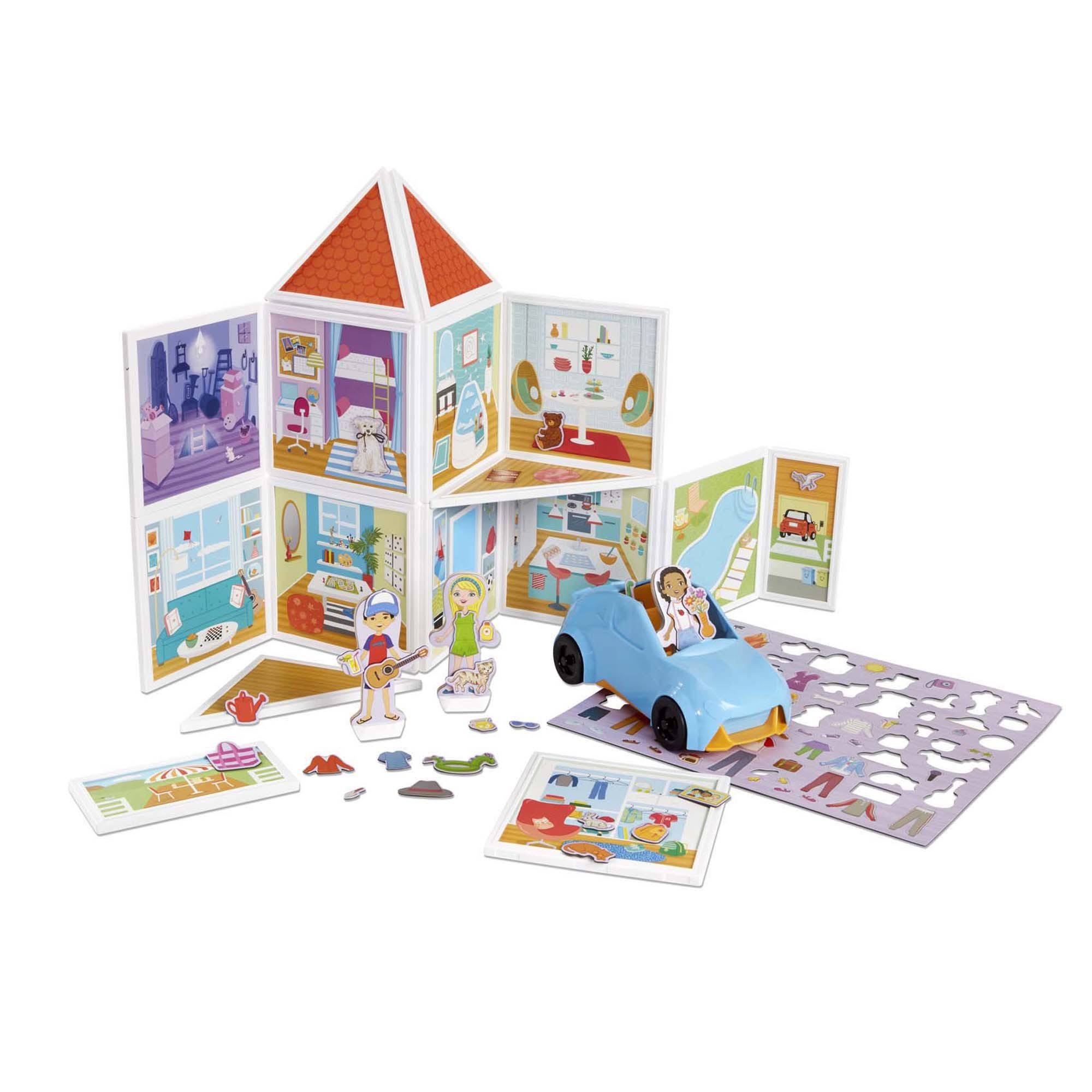 Melissa u0026 Doug - MAGNETivity Magnetic Building Play Set - Our House