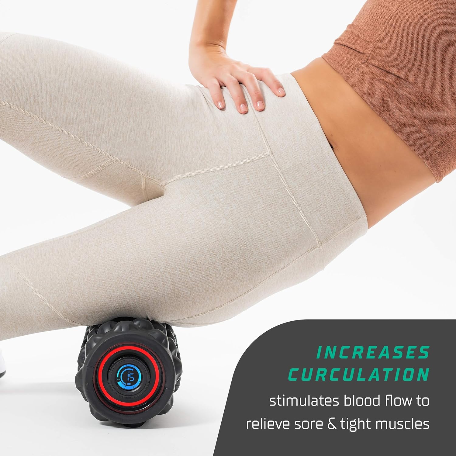 Foam Roller for Physical Therapy & Exercise - Vibrating Foam Roller for Back Pain, Muscle Recovery, Deep Tissue Massage and Stretching