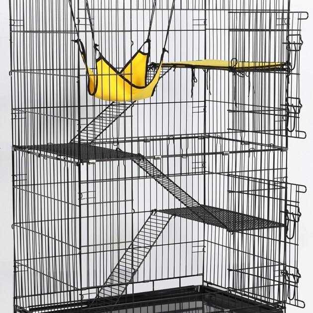 Yaheetech 4-Tier Metal Cat Cage - Pet Supplies online store