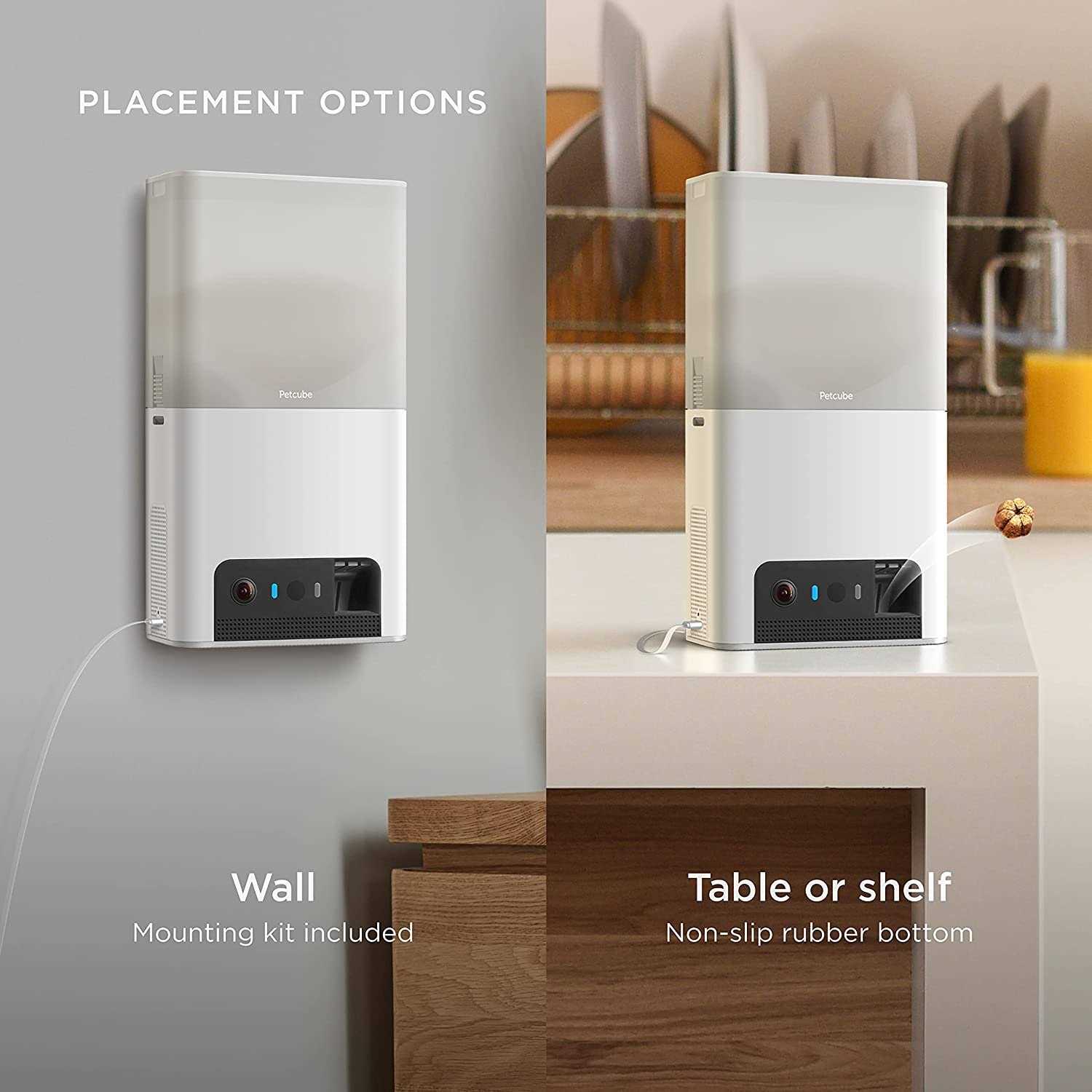 Petcube Bites 2 Lite Interactive WiFi Pet Monitoring Camera with Phone App and Treat Dispenser - Pet Supplies online store