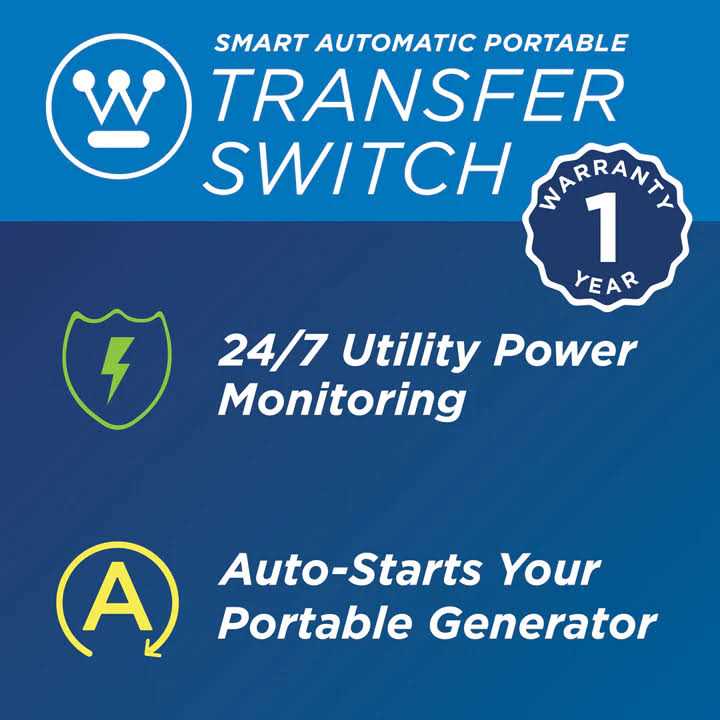 Westinghouse 120V 20-Amp Portable Automatic Transfer Switch with Smart Technology - Shop Hardware Tools Online Store