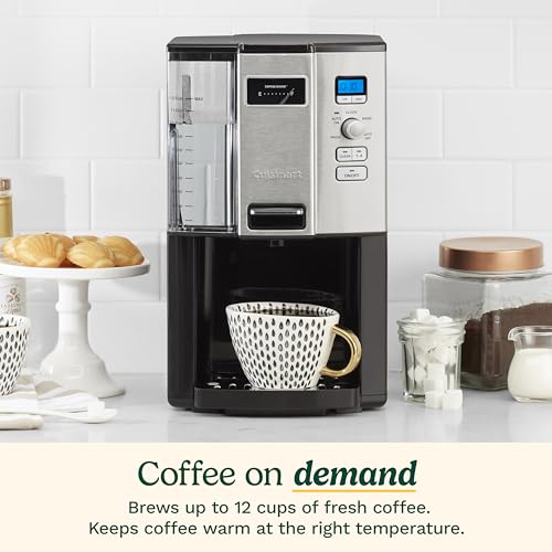 Cuisinart Coffee Maker, 12 Cup Programmable Drip, DCC-3000P1, Black