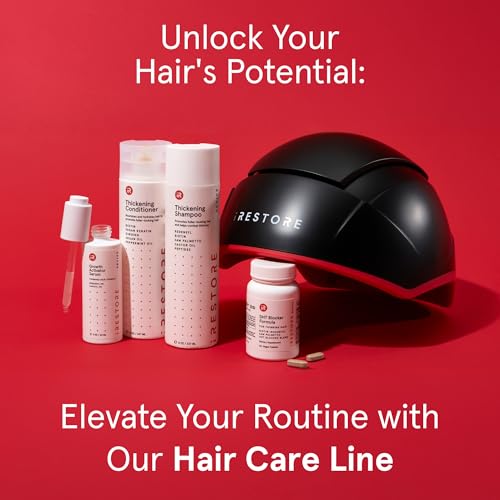 iRESTORE Elite Laser Hair Growth System - World's Best FDA Cleared Red Light Therapy Cap for Hair Regrowth - Hair loss Treatment for Men & Women