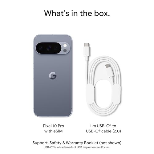 Google Pixel 10 Pro - Obsidian - 128 GB with $200 Amazon Gift Card