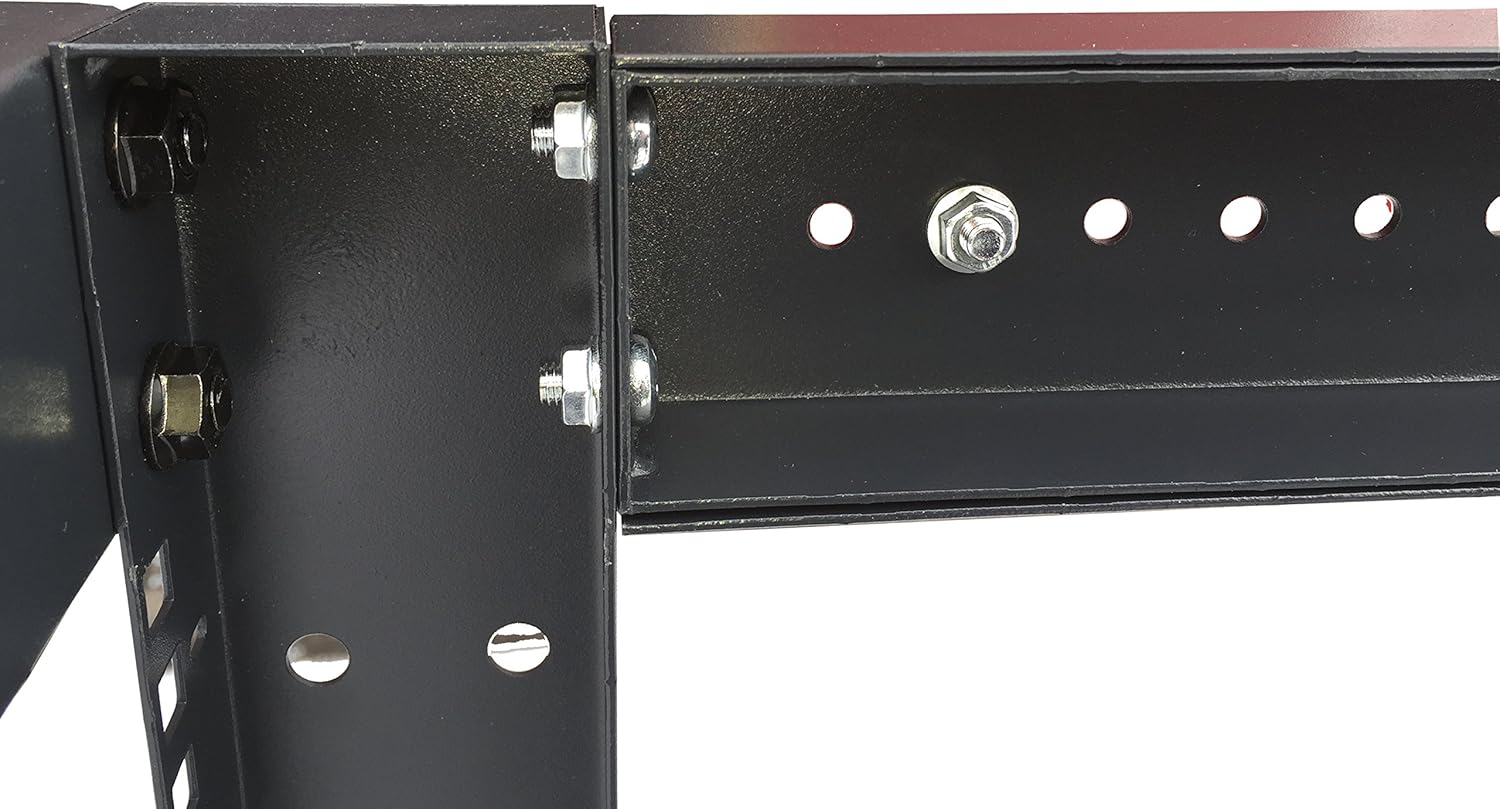 Sysracks 18U 4 Post Open Frame 19 inch Network Server Rack Relay Cabinet Adjustable Depth 24"-37"
