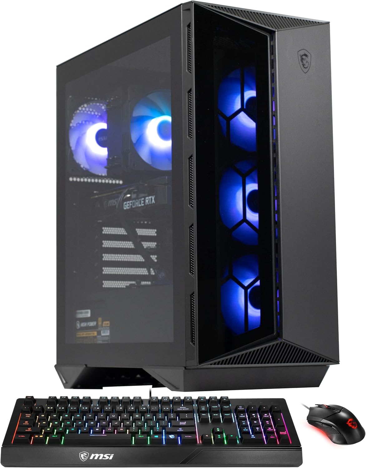 MSI Aegis Z Gaming Desktop: AMD Ryzen R7-7700, Geforce RTX 4070 Super, 16GB DDR5, 1TB m.2 NVMe SSD, 80+ Gold PSU, WiFi, Keyboard & Mouse