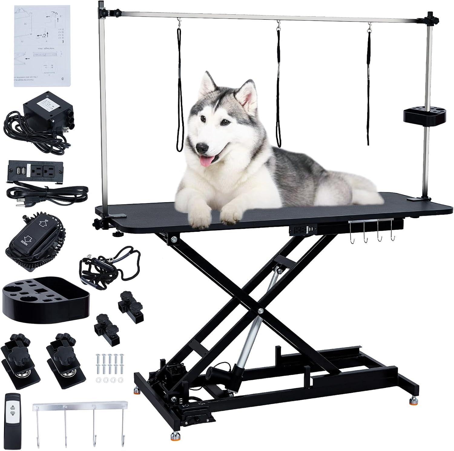 60" Hydraulic Dog Grooming Table for Pet
