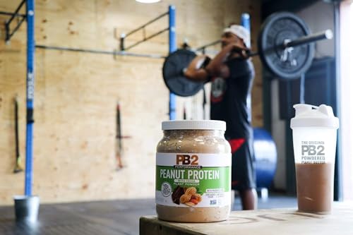 PB2 Performance Peanut Protein Powder with Madagascar Vanilla – [2 lb/32 oz Jar] – 20g of Vegan Plant Based Protein Powder, Non GMO, Gluten Free