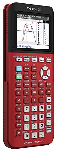 Texas Instruments TI-84 Plus CE Radical Red Graphing Calculator - Radiant Selections