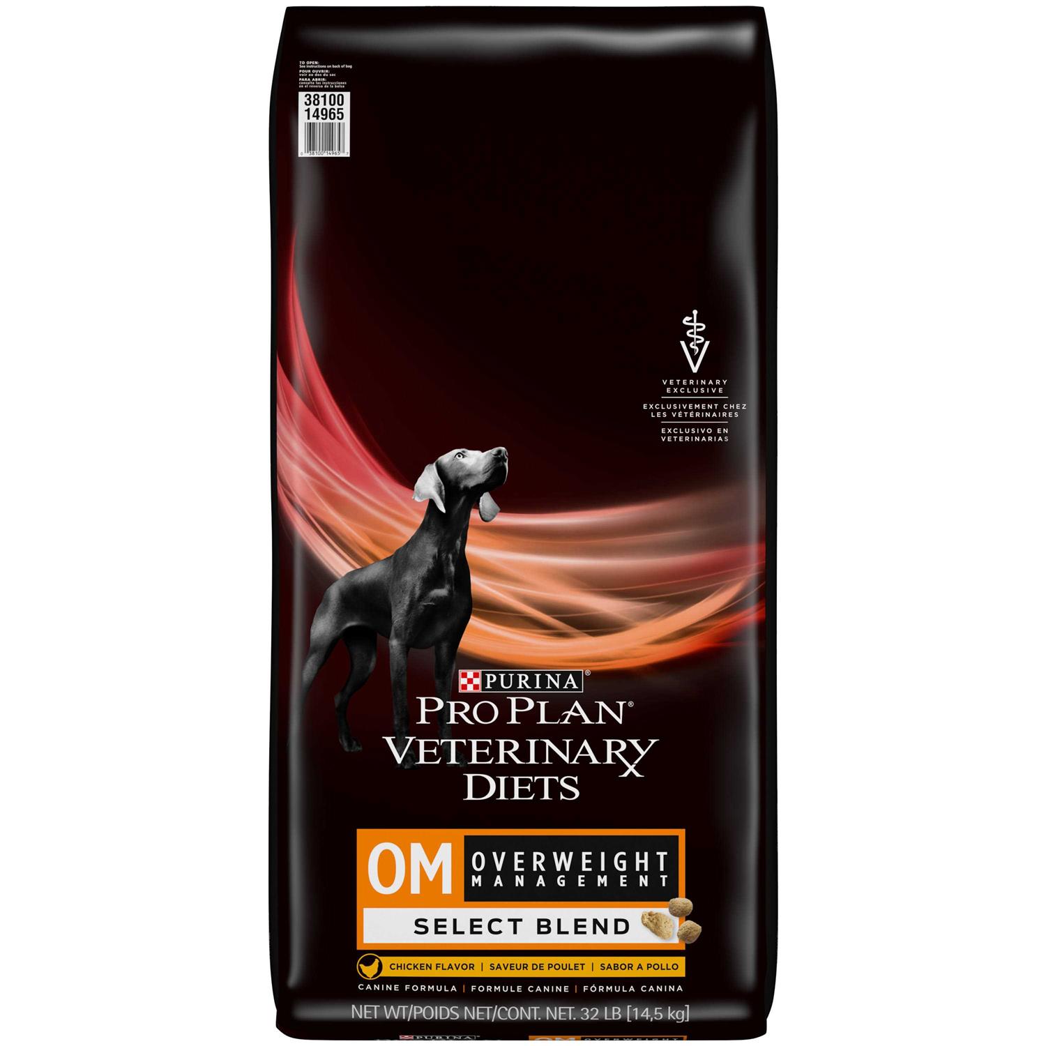 Purina Pro Plan Veterinary Diets OM Select Blend Overweight Management Dry Dog Food - Pet Supplies online store
