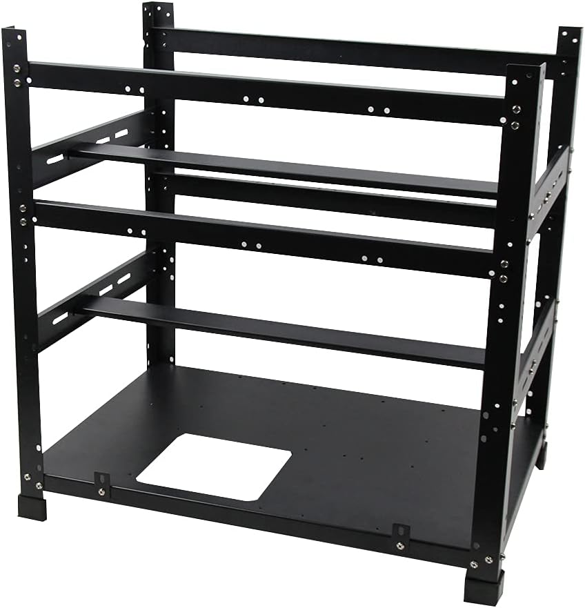 Open Mining Frame for 12 GPU Mining Case Server Rack Motherboard Bracket ETH/ETC/ZEC Ether Accessory Tool 3 Layers