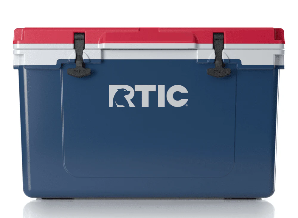 RTIC 52 QT Ultra-Light Hard-Sided Ice Chest Cooler, Dark Grey And Cool Grey, Fits 76 Cans