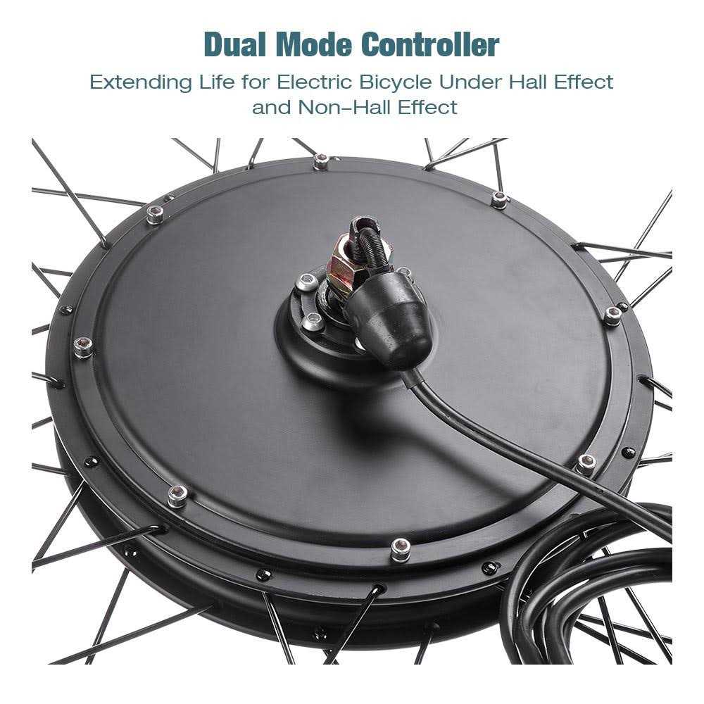 Yescom Electric Bike Conversion Kit 48V 1000w 26 Front Wheel E-Bike Conversion Kit Dual Mode Controller - Sports Supplies Online Store