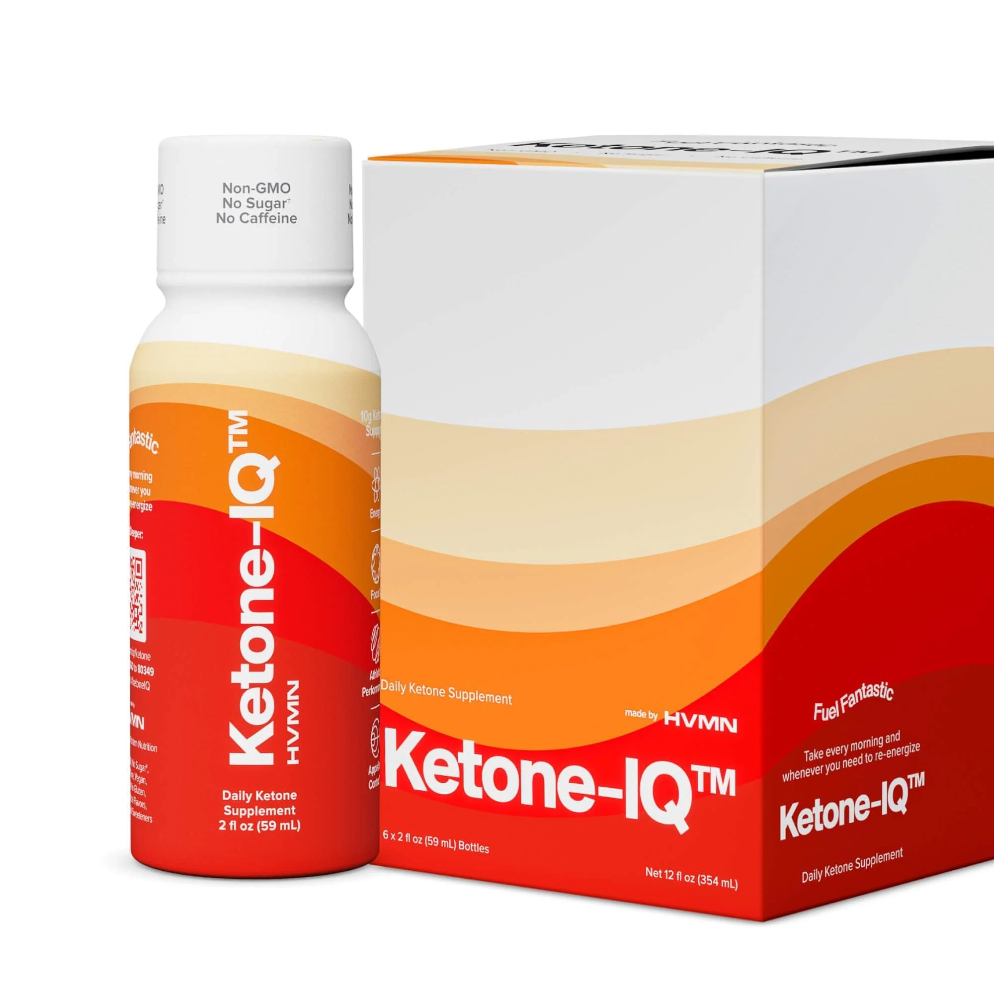 KETON-IQ Shots | Clean, Natural Energy Shots to Power Your Brain & Body | Sugar Free, Caffeine Free