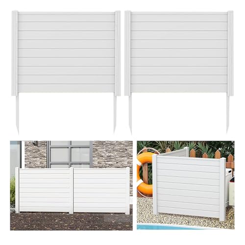 48" W X 48" H Privacy Screen, Privacy Fence Panels, Air Conditioner Fence Pool Equipment Enclosure trash can hider outdoor, Privacy Fence Kit