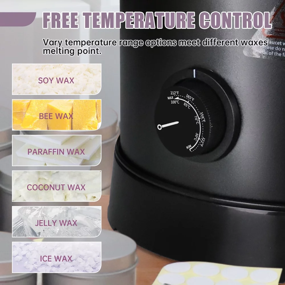 TOAUTO WMF-8L Large Wax Melter for Candle Making