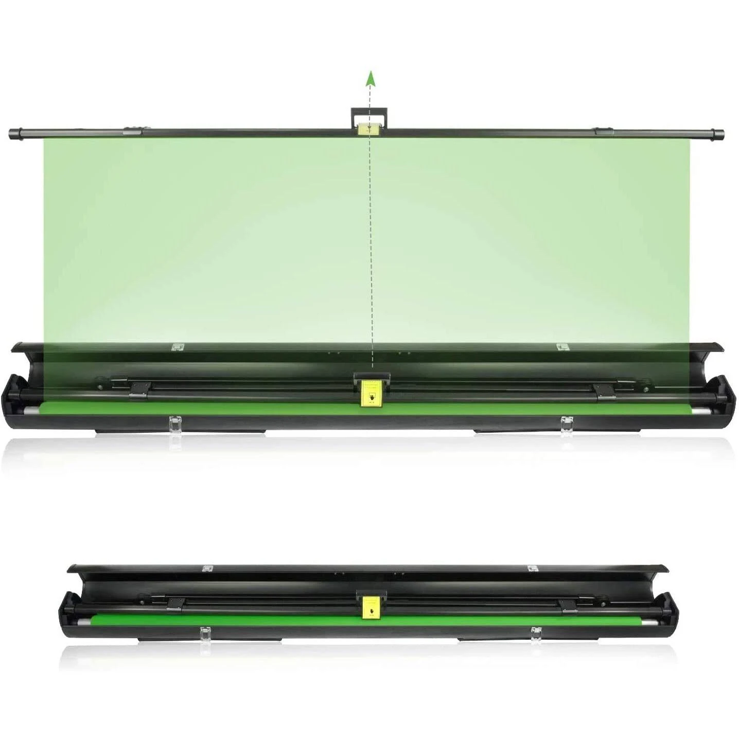 JS Julius Studio Collapsible and Retractable Green Chroma Key Screen