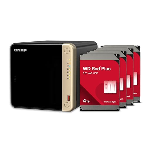 QNAP TS-464-8G-US 4 Bay High-Performance Desktop NAS with Intel Celeron Quad-core Processor
